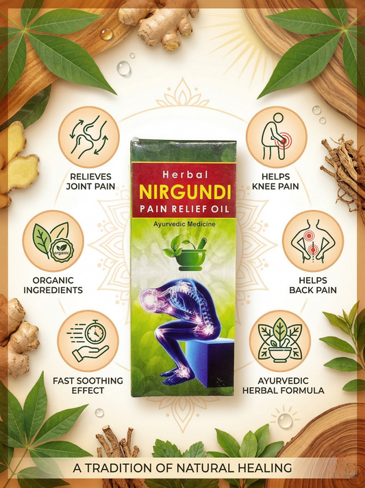 Nirgundi Pain Relief Oil – Ayurvedic Joint & Muscle Oil