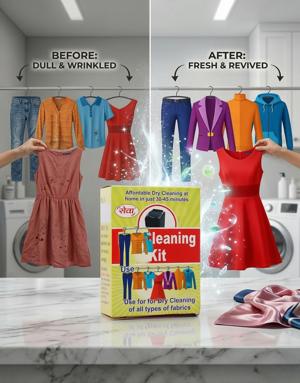 Seva DIY Dry Cleaning Kit