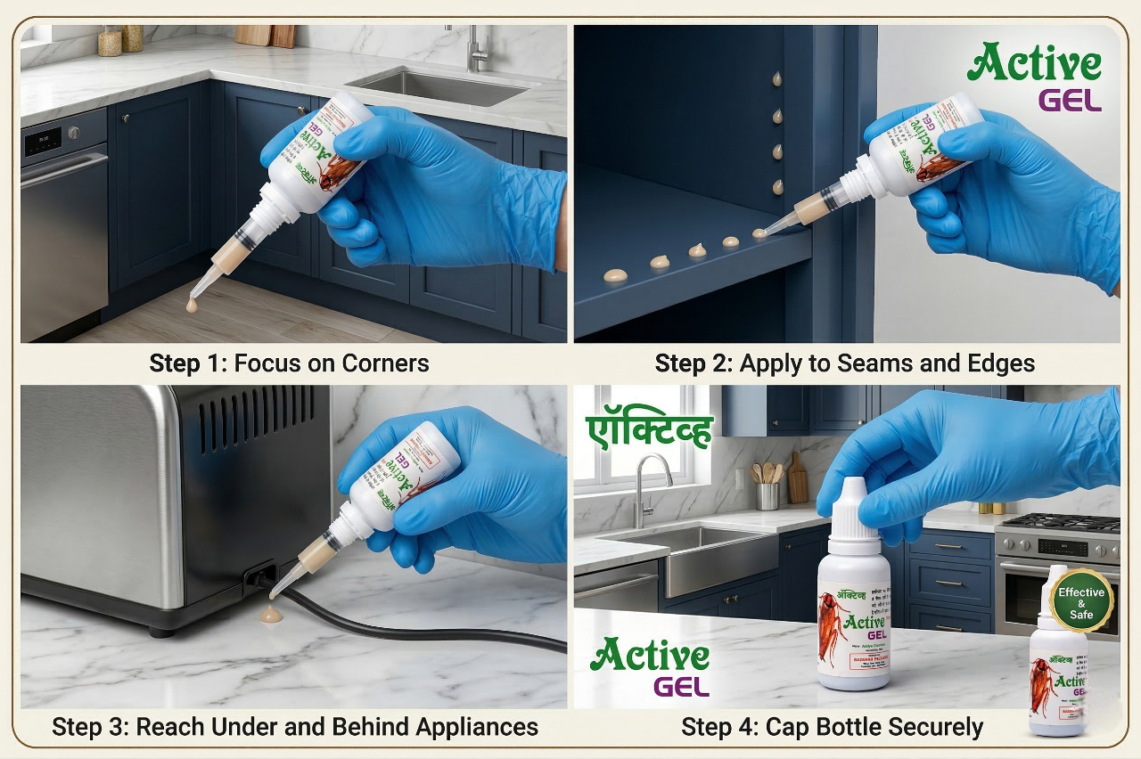 Anti Roach Cockroach Gel – Non-Poisonous Formula