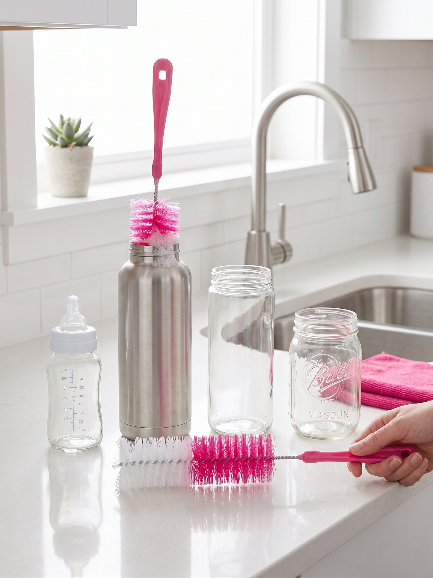 Bottle Cleaning Brush (Easy Clean)