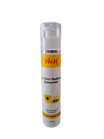 Seva Sun Elixir Radiance Sunscreen SPF 50+ (With Aloe Vera & Niacinamide)