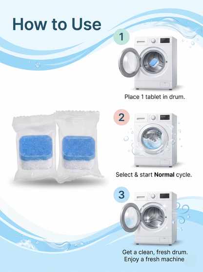 Washing Machine Drum Cleaner Tablets